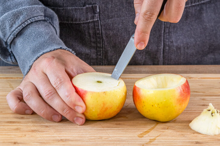 Äpfel entkernen