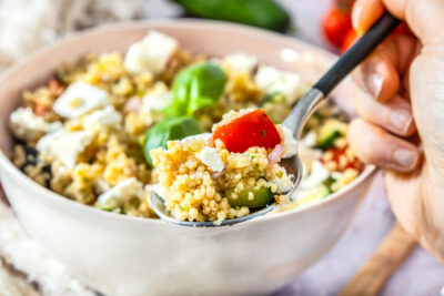 Couscous-Salat mit Feta