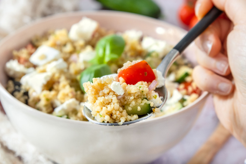 Couscous-Salat mit Feta