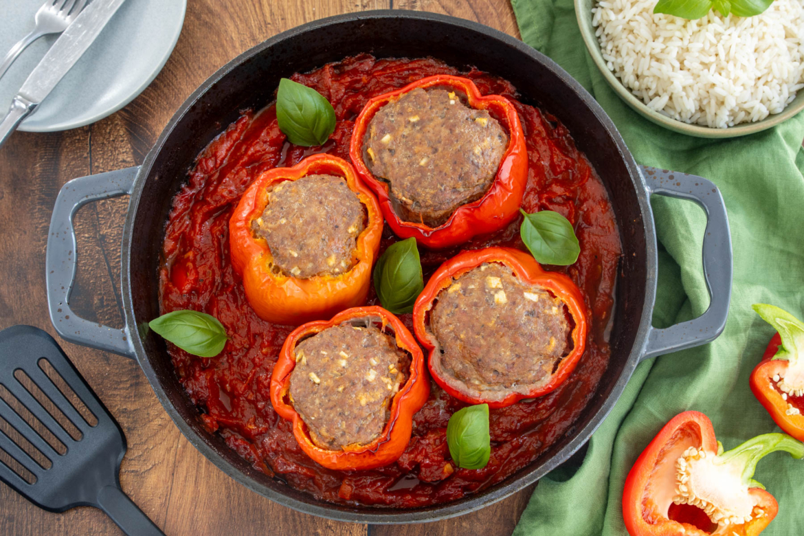 Gefüllte Paprikaschoten