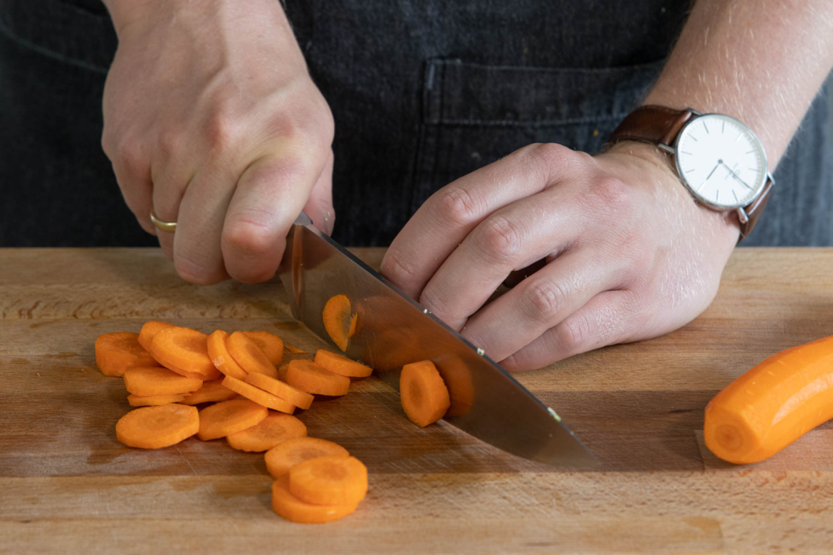 Cremiges Gemüse-Hähnchen-Geschnetzeltes | Rezept - eat.de