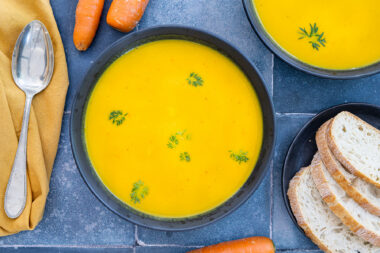 Karottensuppe mit Kokosmilch