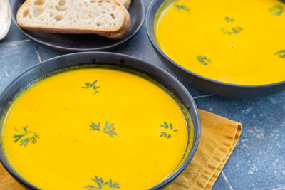 Karottensuppe mit Kokosmilch