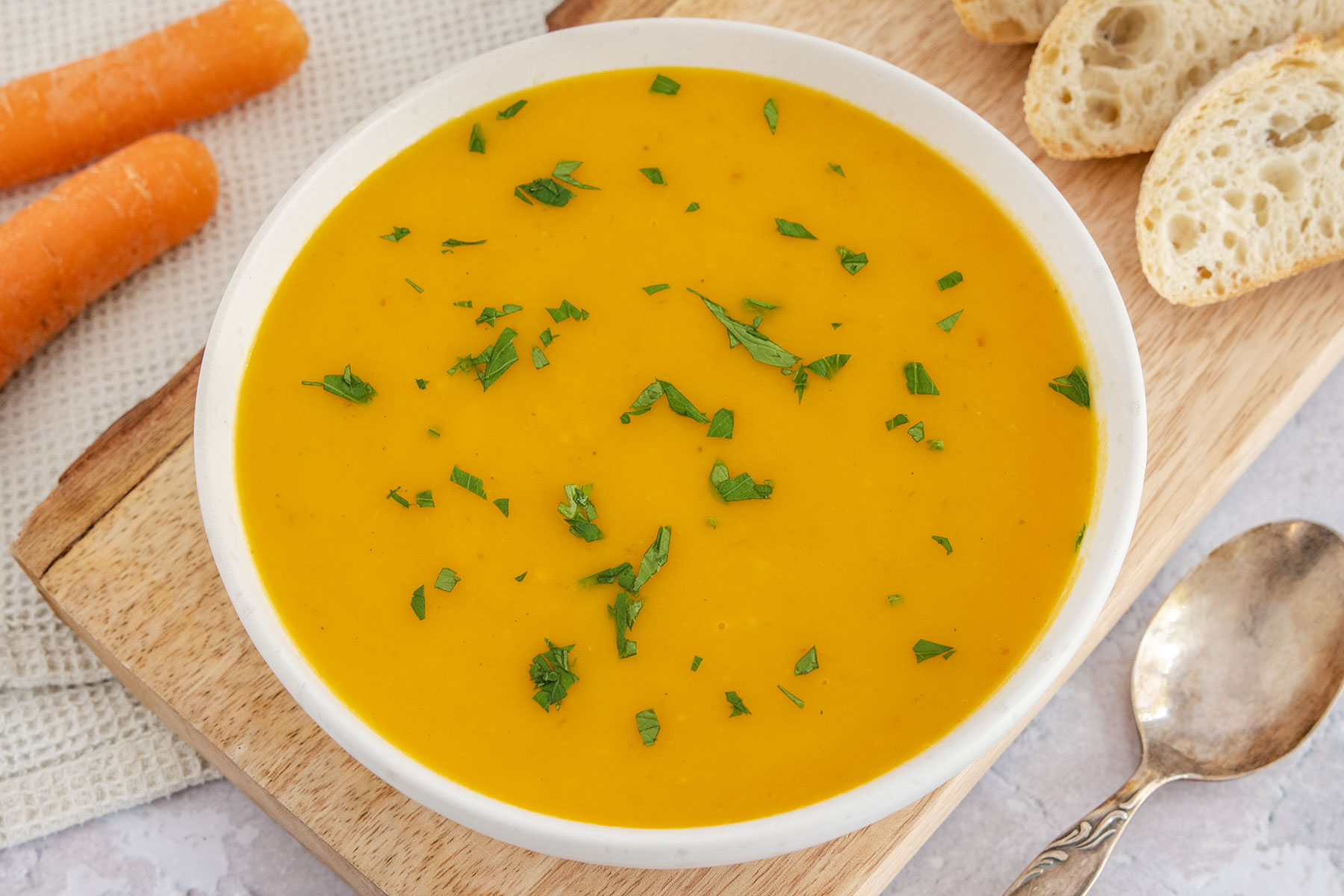 Karottensuppe nach Omas Art