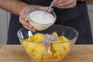 Joghurt dazugeben