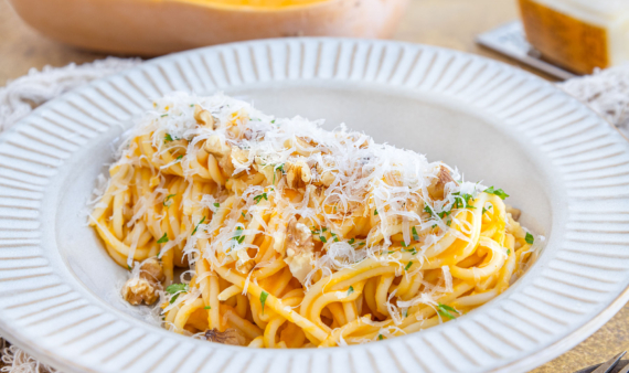Kürbis-Spaghetti mit Butternut