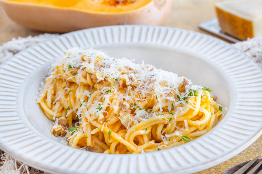 Kürbis-Spaghetti mit Butternut