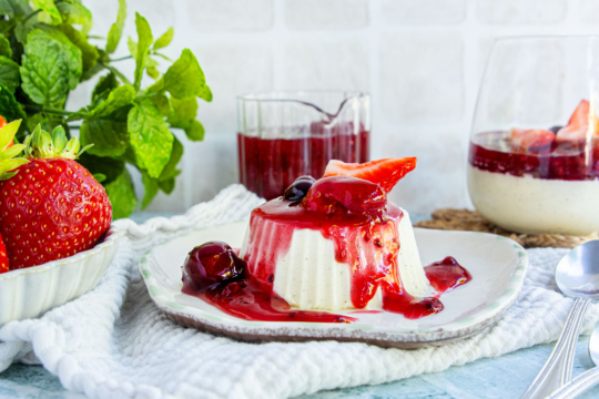 panna cotta ohne gelatine