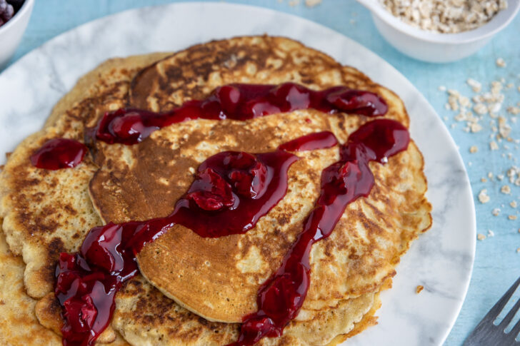 Pfannkuchen mit Haferflocken