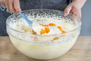 Mandarinen unterrühren