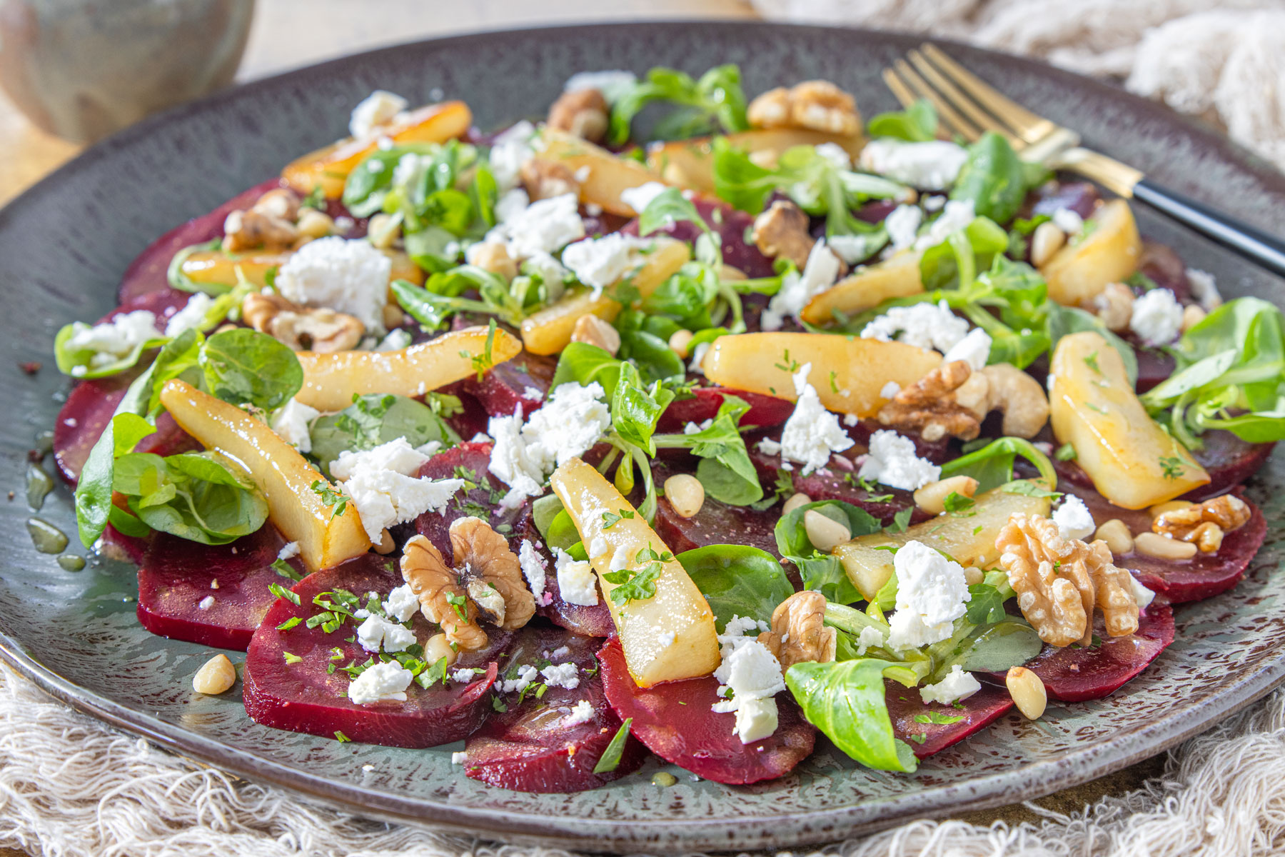 Rote-Bete-Salat mit Feta