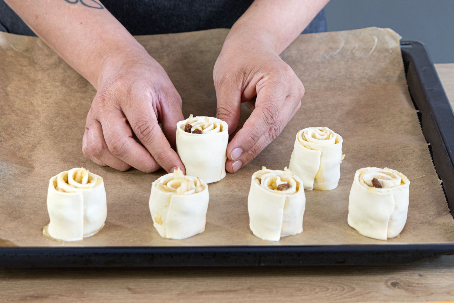 Süße Blätterteigschnecken | Rezept - eat.de