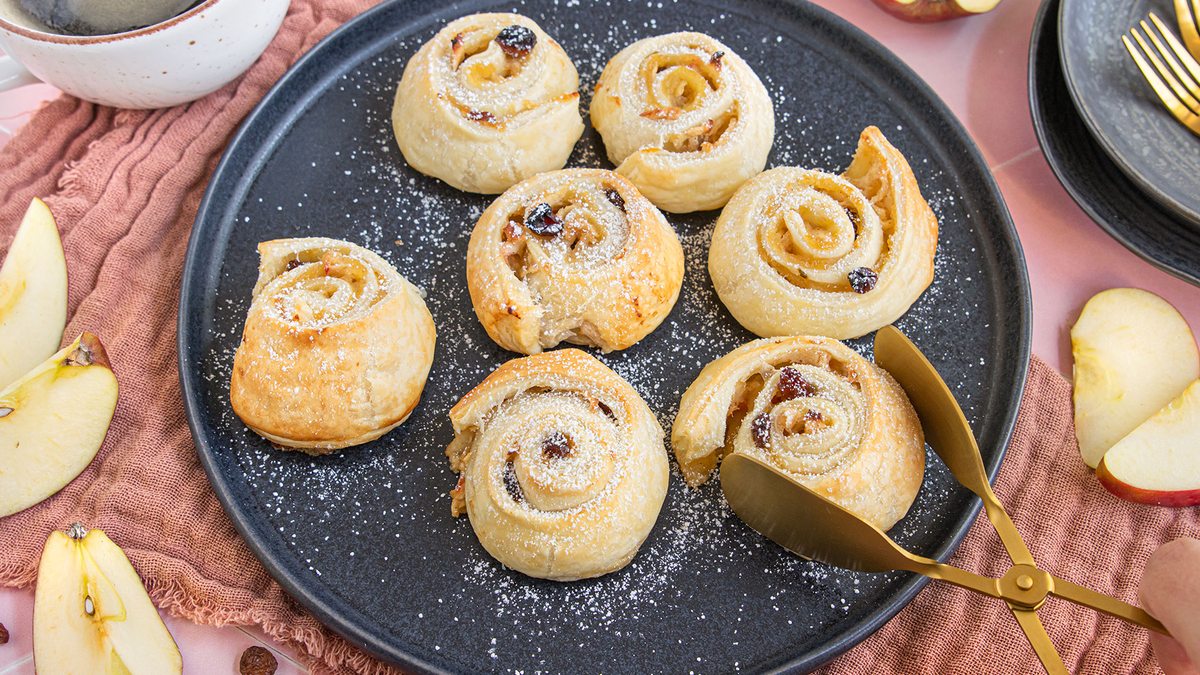 Süße Blätterteigschnecken | Rezept - eat.de