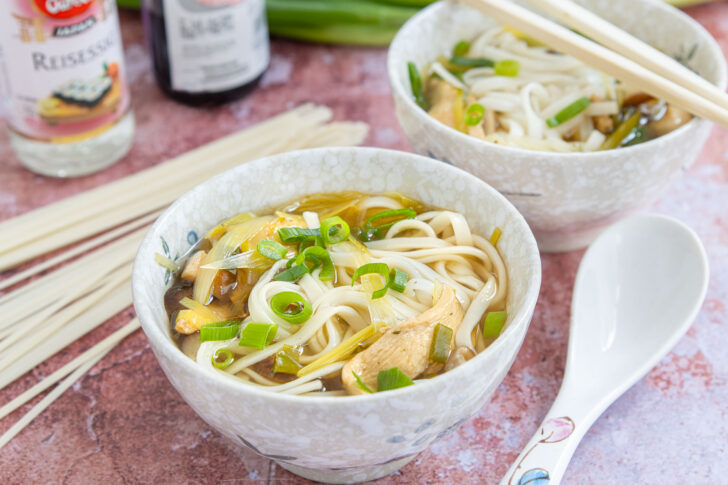 Udon-Nudelsuppe