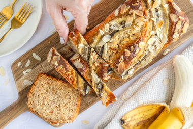 Bananenbrot ohne Ei