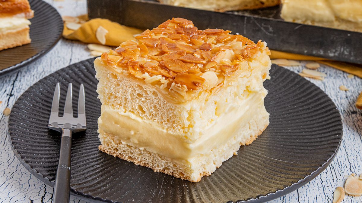 Bienenstich wie vom Bäcker | Rezept - eat.de