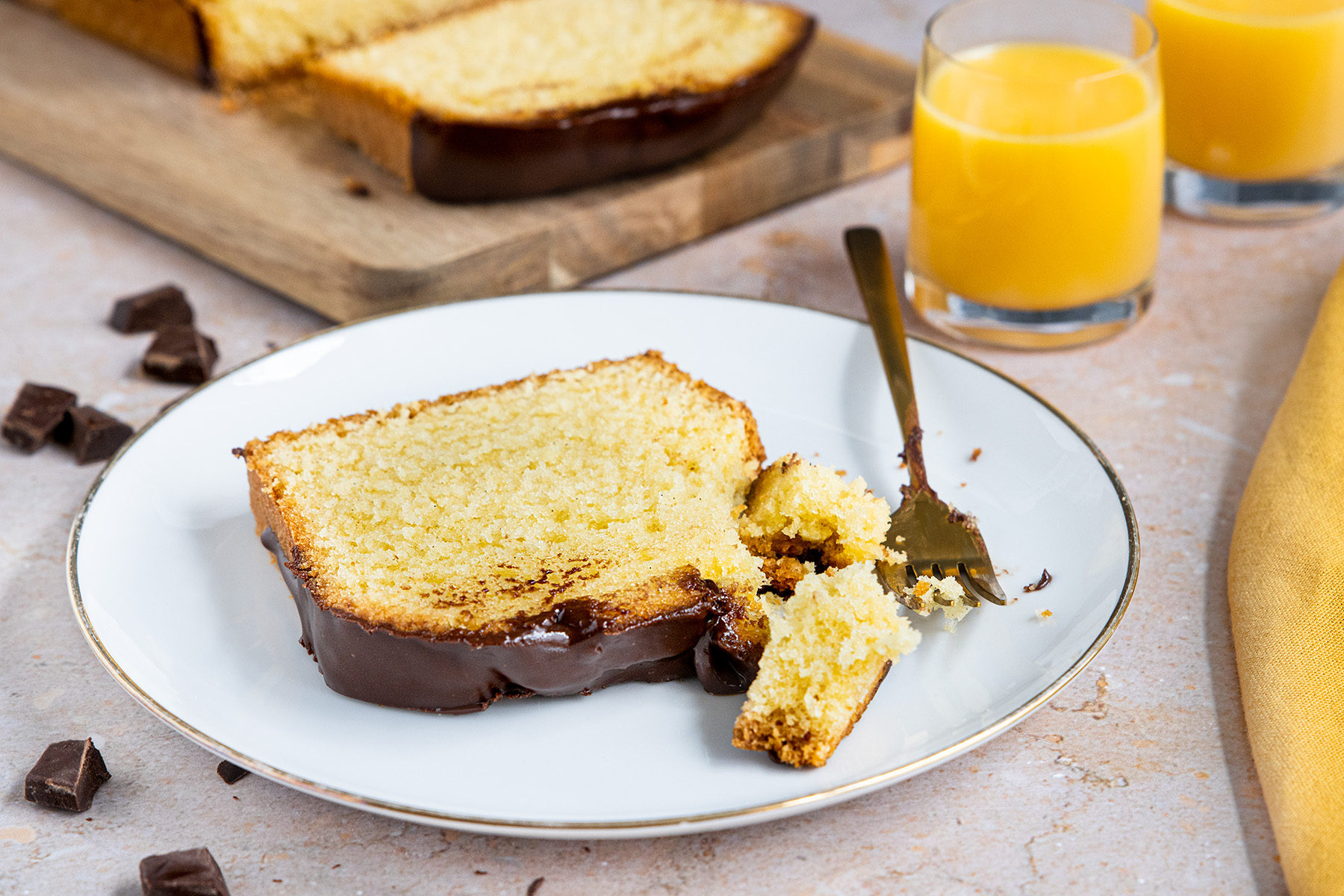 Eierlikörkuchen mit Butter