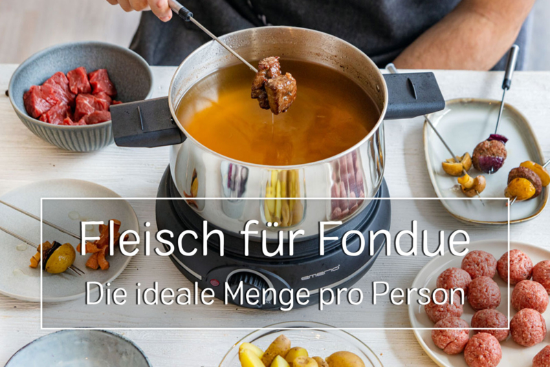 Fondue - Fleisch pro Person - Titel