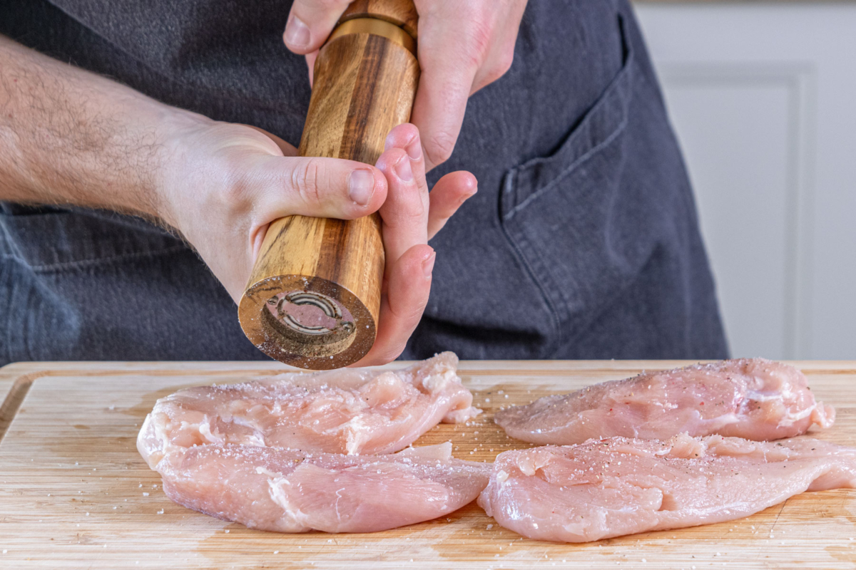 Hähnchenbrust braten nie wieder trocken Rezept
