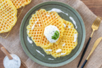 Kartoffelwaffeln aus Kloßteig