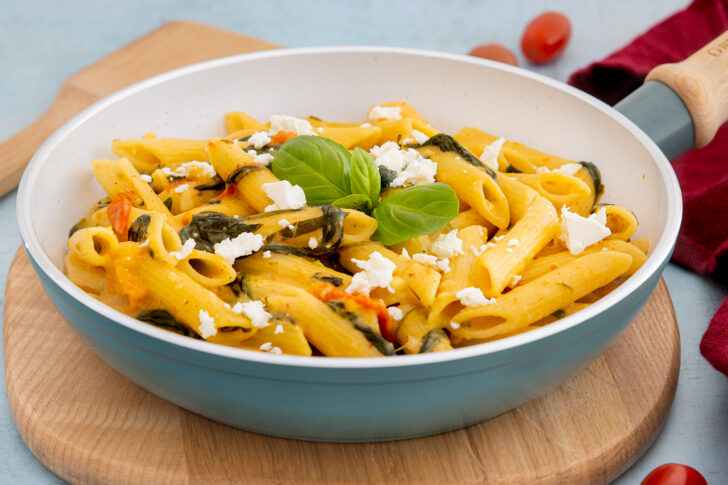 One Pot Pasta mit Feta