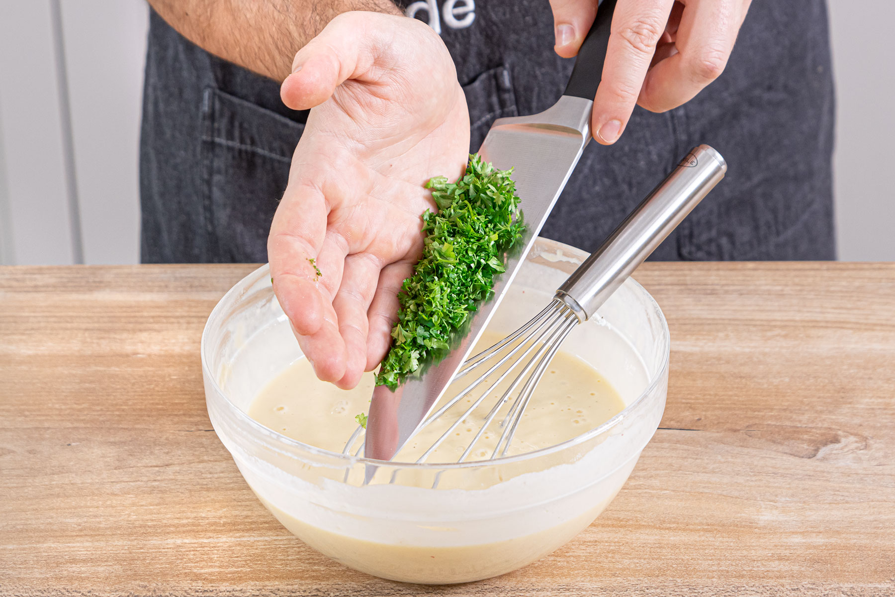 Pfannkuchenteig zubereiten