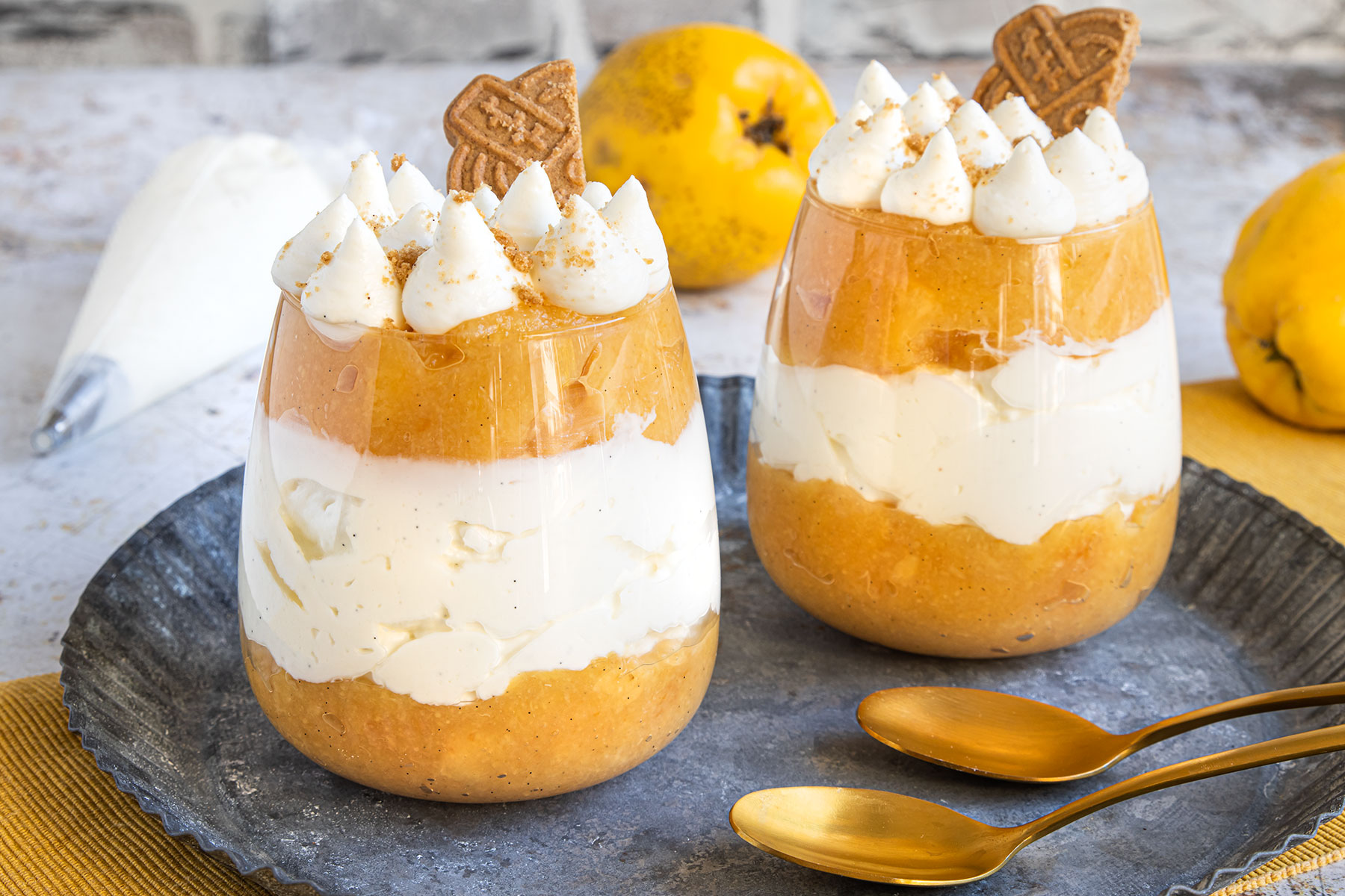 Quarkcreme für Desserts und Torten