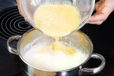 Vanillepudding kochen