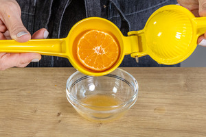 Orange auspressen