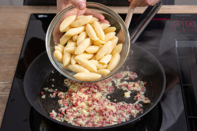 Schupfnudeln anbraten