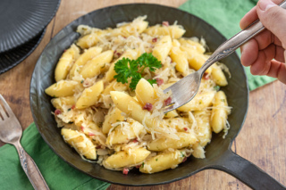 Schupfnudeln mit Sauerkraut