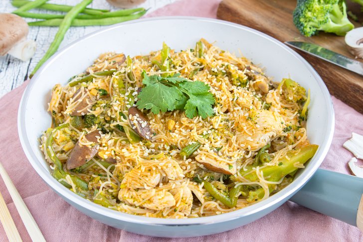 Thai-Curry mit Nudeln