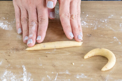 Vanillekipferl formen