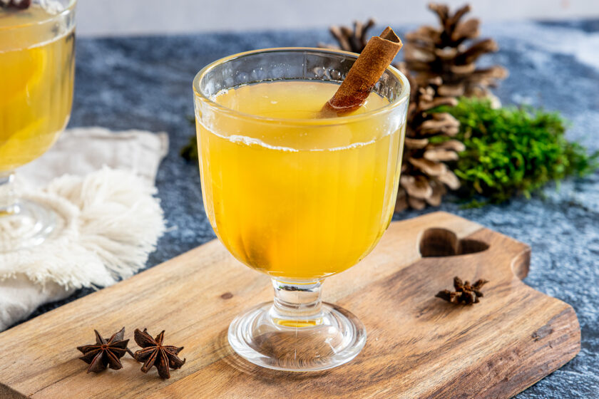 Weißer Glühwein