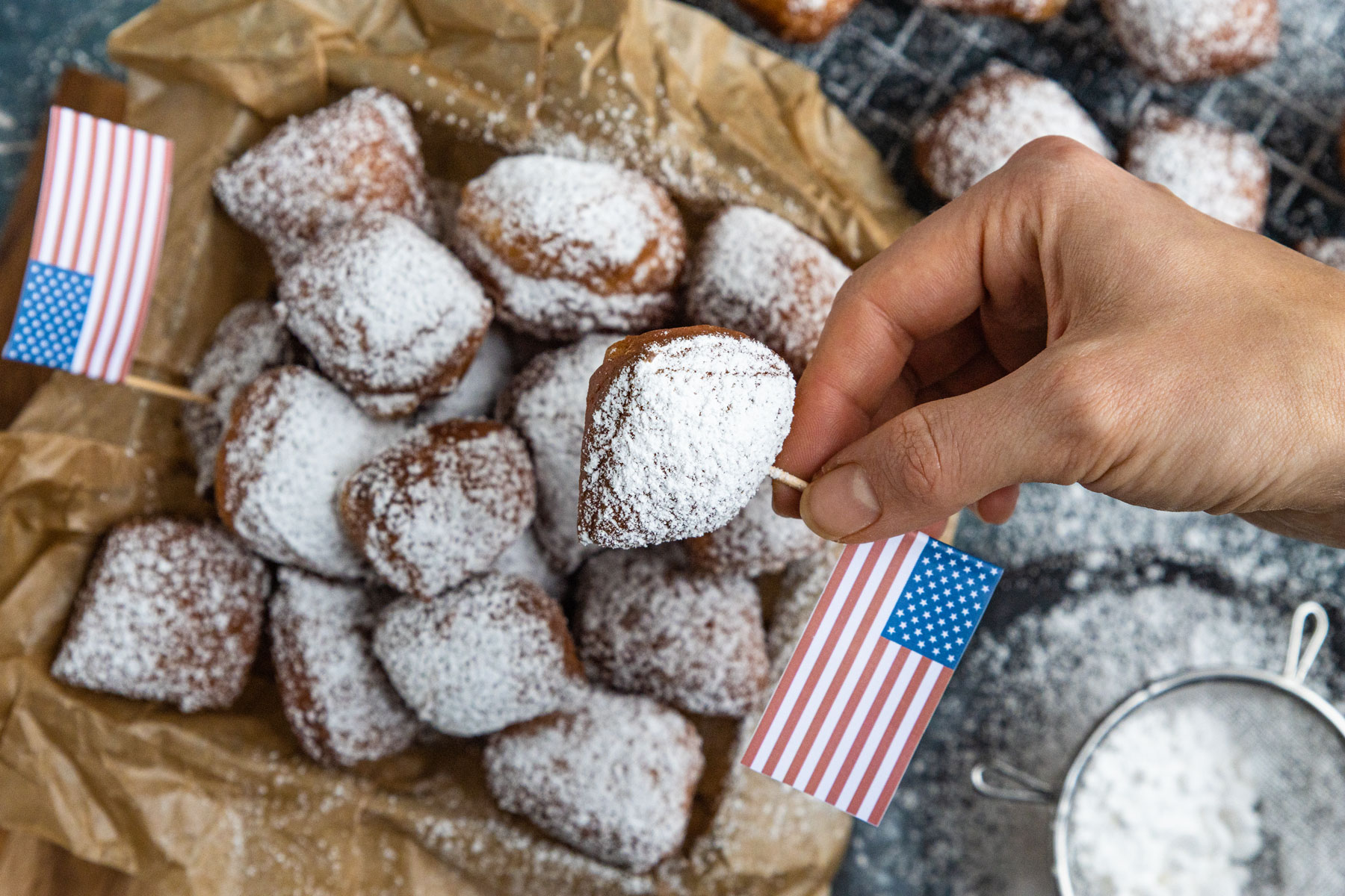 Amerikanische Schmalzkuchen USA-Rezept