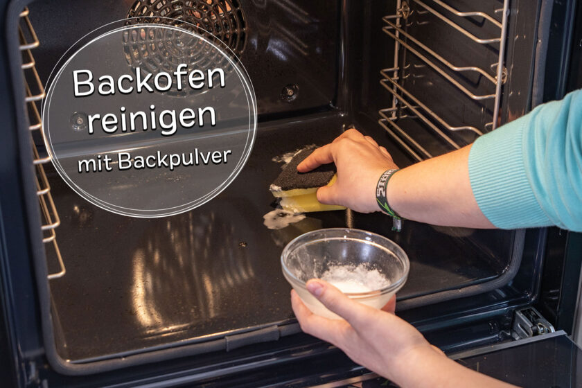 Backofen reinigen mit Backpulver