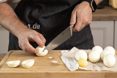 Eier schneiden