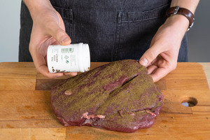 Hirschbraten würzen