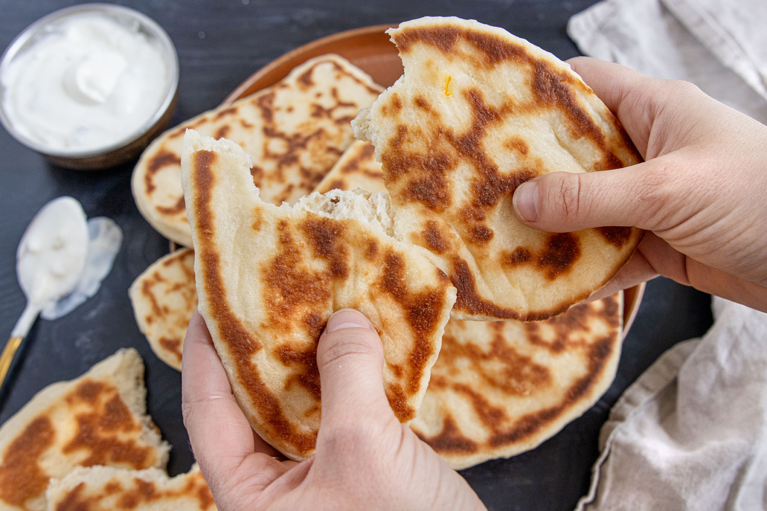 Indisches Naan-Brot | Rezept - eat.de