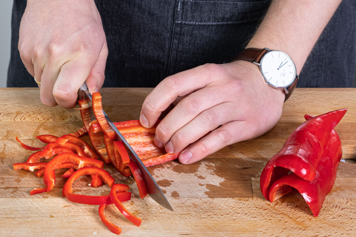 Veganer Kichererbseneintopf mit Minz-Joghurt | Rezept