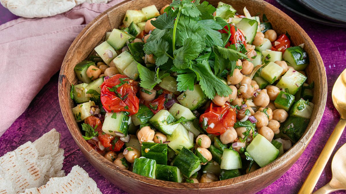 Libanesischer Kichererbsensalat