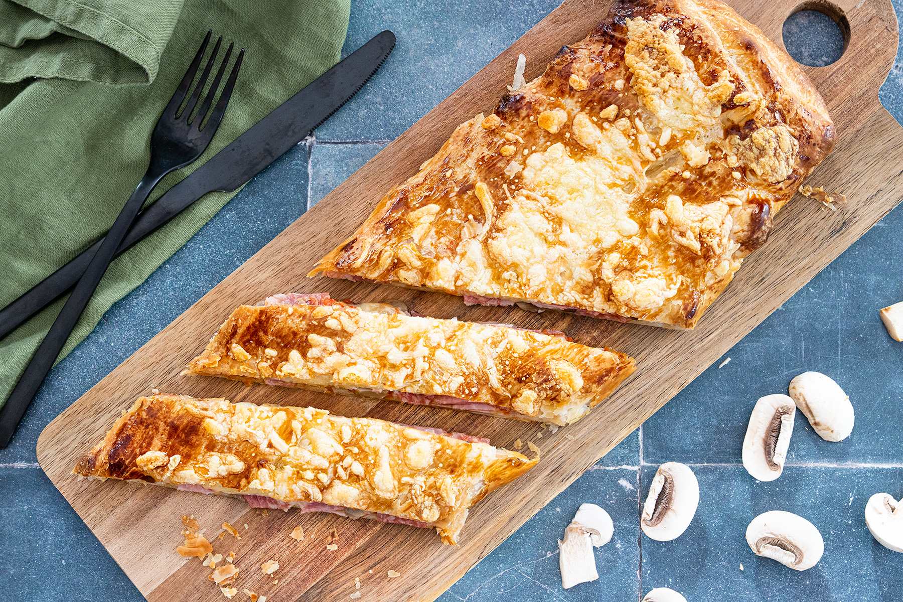 Pizza-Strudel
