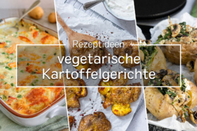 vegetarische Gerichte mit Kartoffeln