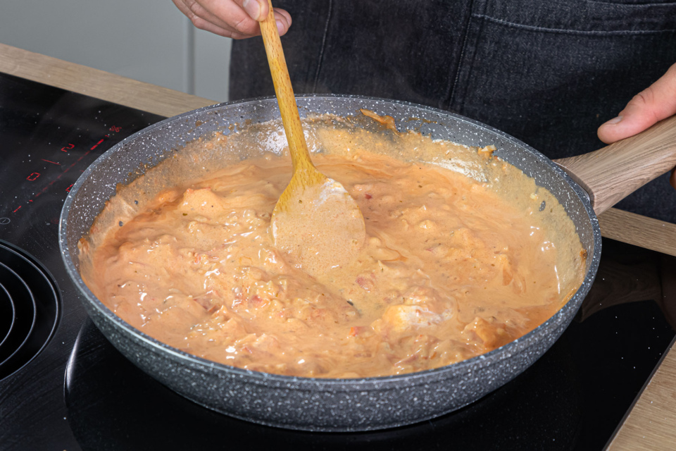 Schweinerouladen mit Frischkäse