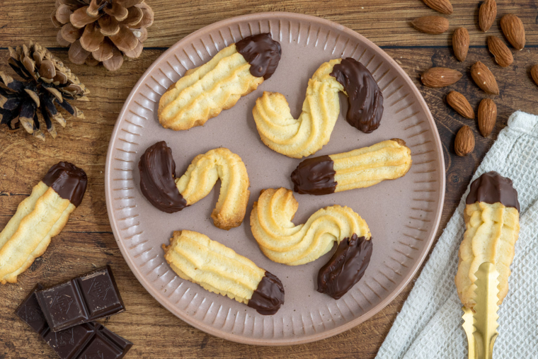 Spritzgebäck mit Mandeln | Rezept - eat.de Spritzgebäck mit Mandeln | Rezept - eat.de