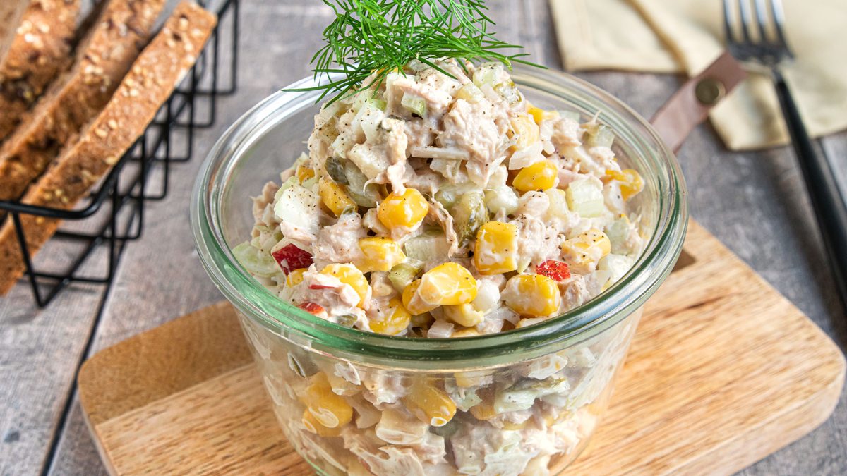 Thunfischsalat mit Mayonnaise | Rezept - eat.de