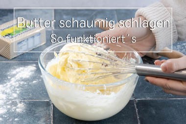 Butter schaumig schlagen - Titel