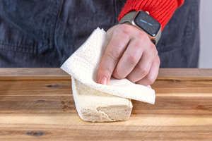 Tofu abtupfen