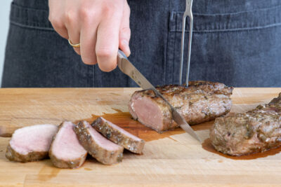 Fleisch aufschneiden