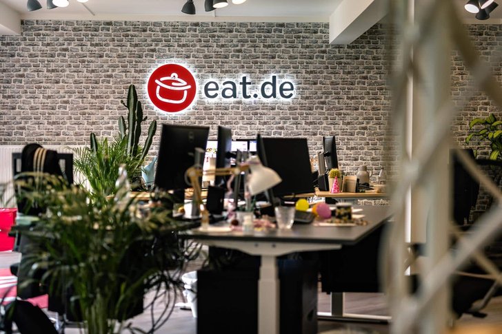 Wand im eat.de Office
